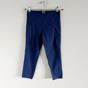 Athleta Girl Stash Your Treasures Capri Tight Legging L / 12 Blue